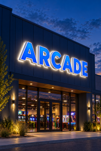 Channel letter sign detail: Type 3 – Standard Channel Letter Front & Back Lit